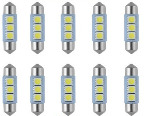 10db/csomag CANBUS 3SMD LED SMD-CD36mm-3SMD Szofita