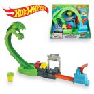 Hot Wheels mérgeskígyó extrém ugratós pályaszett, slime trutyival