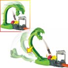 Hot Wheels mérgeskígyó extrém ugratós pályaszett, slime trutyival