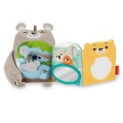 Fisher Price macis plüss fejlesztő mesekönyv babáknak