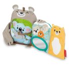 Fisher Price macis plüss fejlesztő mesekönyv babáknak