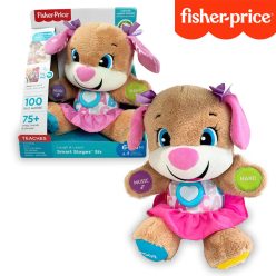   Fisher Price tanuló kutyalány, fejlesztő babajáték / 75 féle hangeffekttel
