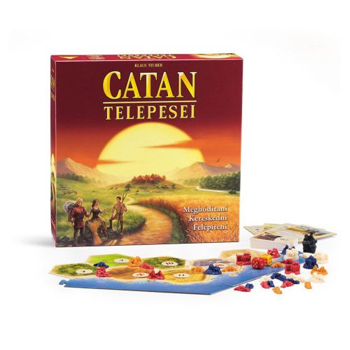 Catan telepesei társasjáték, 3-4 játékos részére