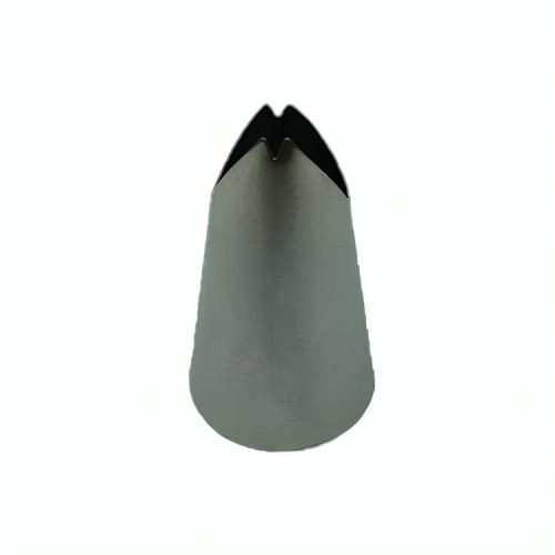 Levél habzsák díszítőcső- 1 darab, 4,5 cm
