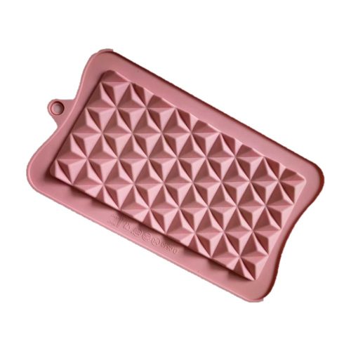 Szilikon táblás csokoládé forma-Mini Háromszögek