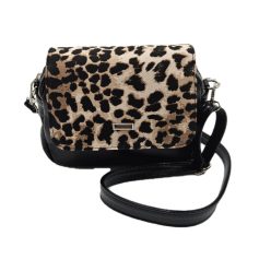 Jorita női leopárd mintás crossbody, oldaltáska