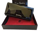 Pierre Cardin női fekete bőr pénztárca