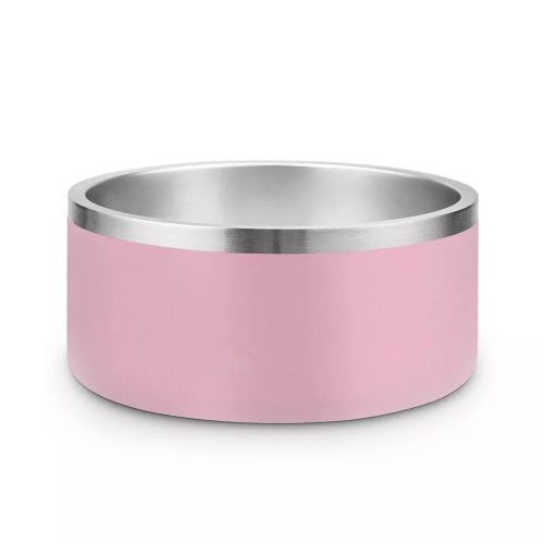 Kisállat speciális fém tál-18cm - Rózsaszín