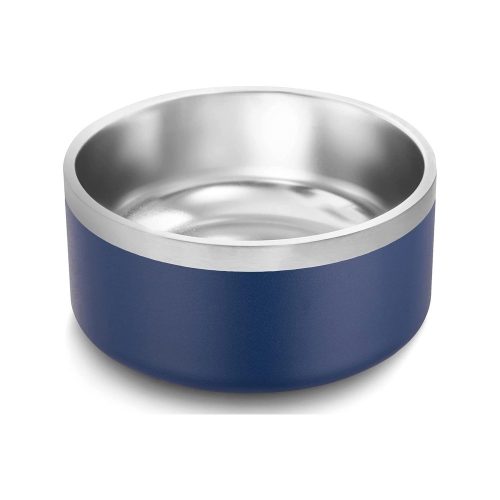 Kisállat speciális fém tál-18cm - Sötétkék