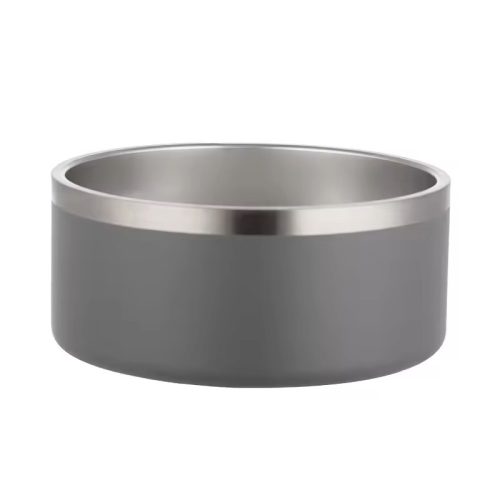Kisállat speciális fém tál-18cm - Szürke