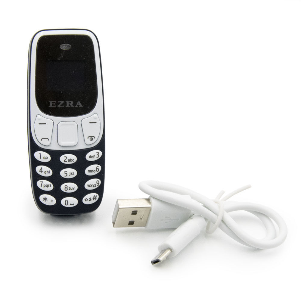 Ezra dual SIM-es, mini telefon - MC01, sötétkék