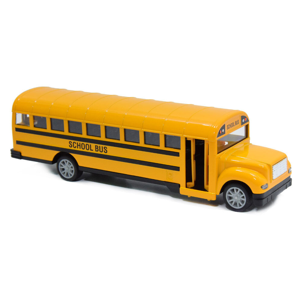 Lendkerekes, sárga iskolabusz, 21 cm