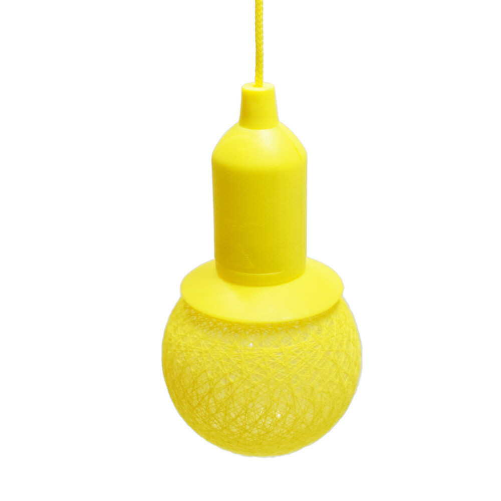 Felakasztható ledes dekorlámpa, sárga / 150 cm