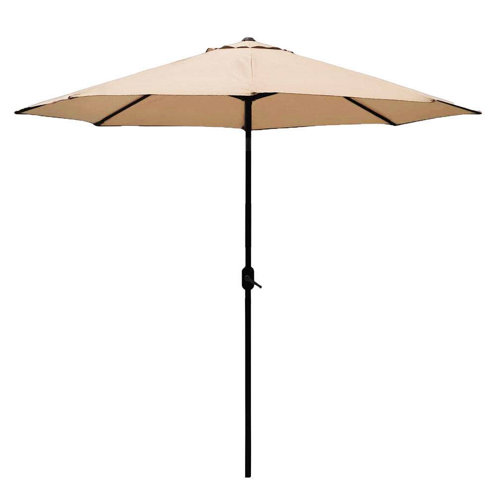 270 cm-es napernyő, tekerős nyitás - bézs