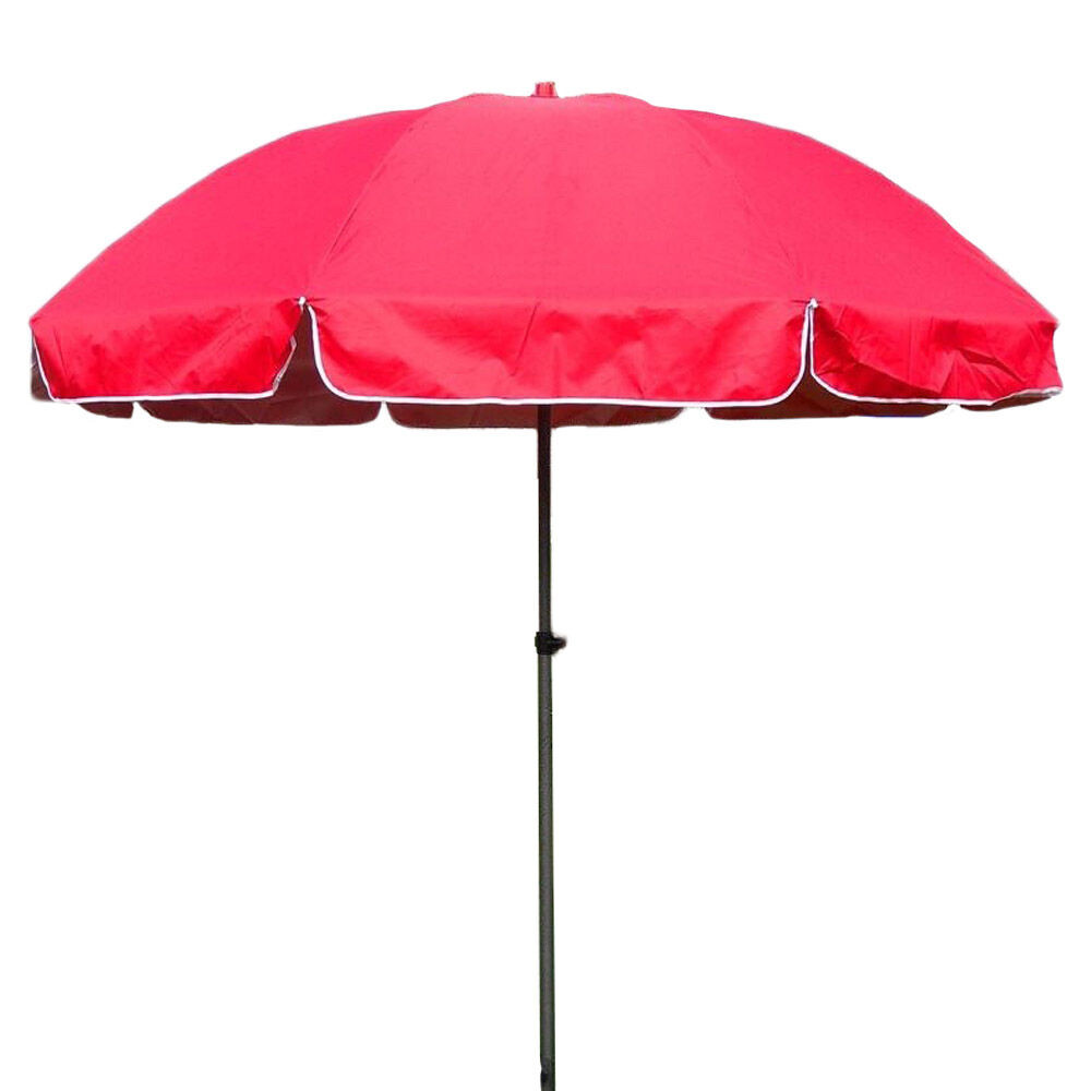 280 cm-es napernyő állítható állvánnyal - piros