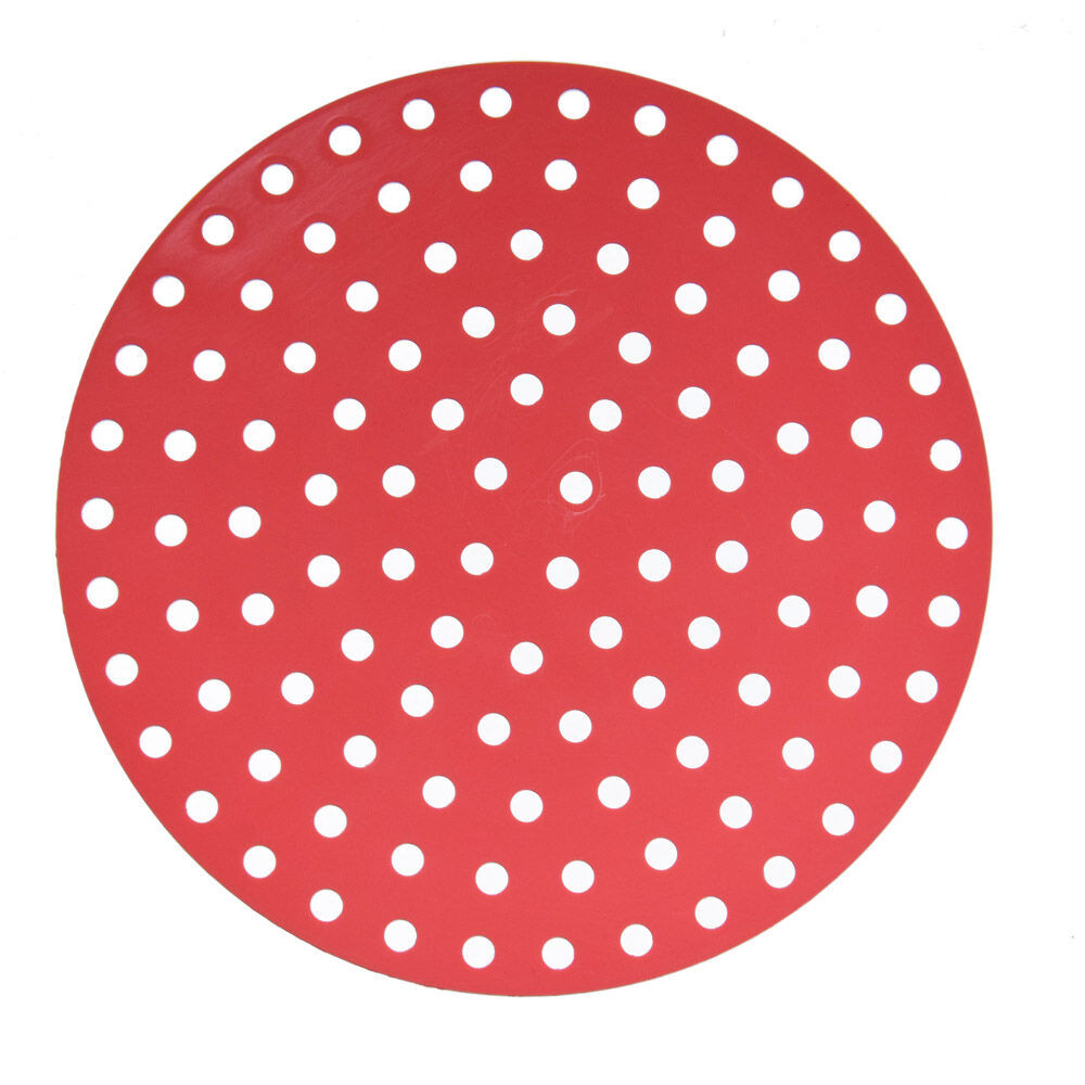 Konyhai hőálló szilikon alátét, csúszásmentes - 22,5x22,5 cm / piros