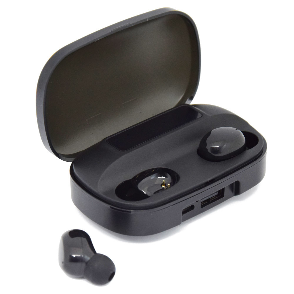 T16 vezeték nélküli fülhallgató - fekete