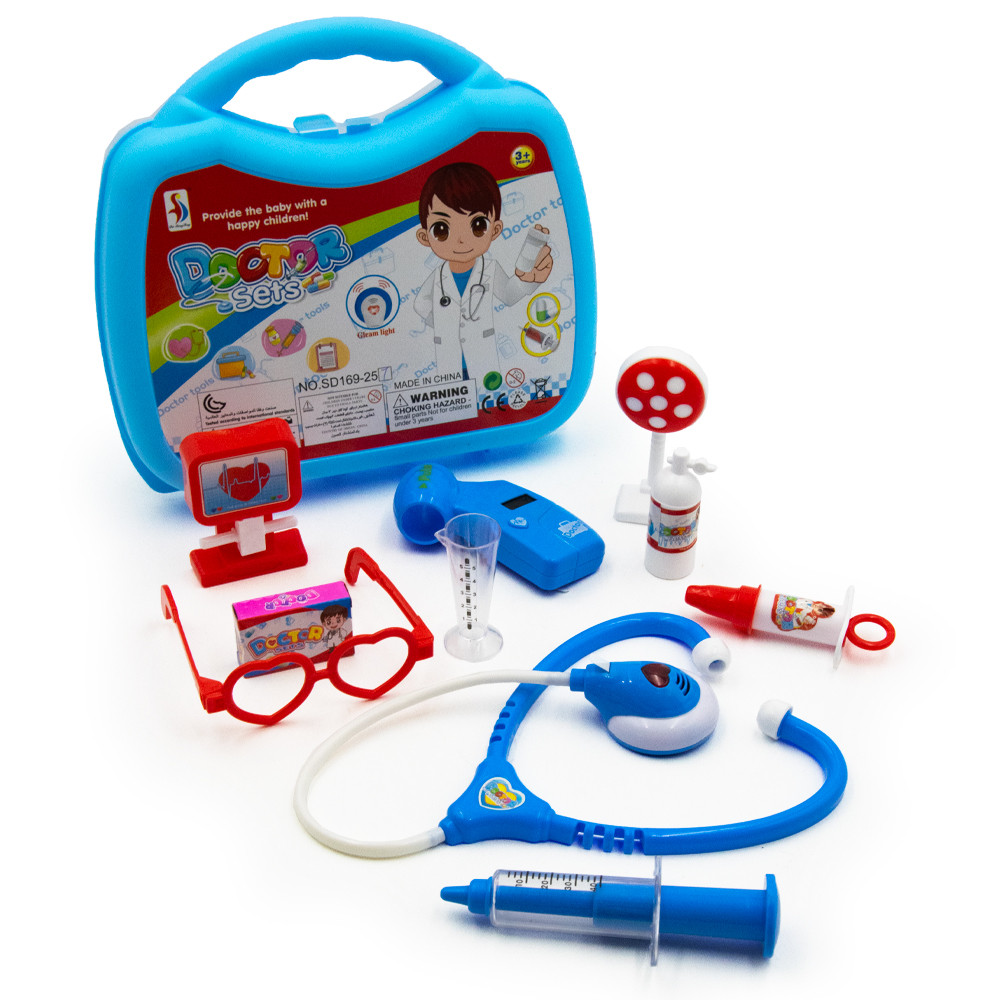Játék orvosi készlet gyerekeknek - táskában