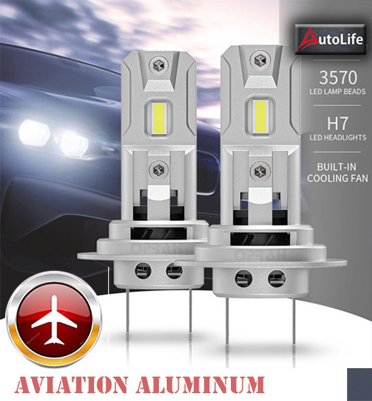 AL-H4 LED Autós Fényszóró - 12V - 40W - 4000lm - CANBUS párban Plug & Play IP68 REF:Pilot 57700 12V Halo Led Cyber Series