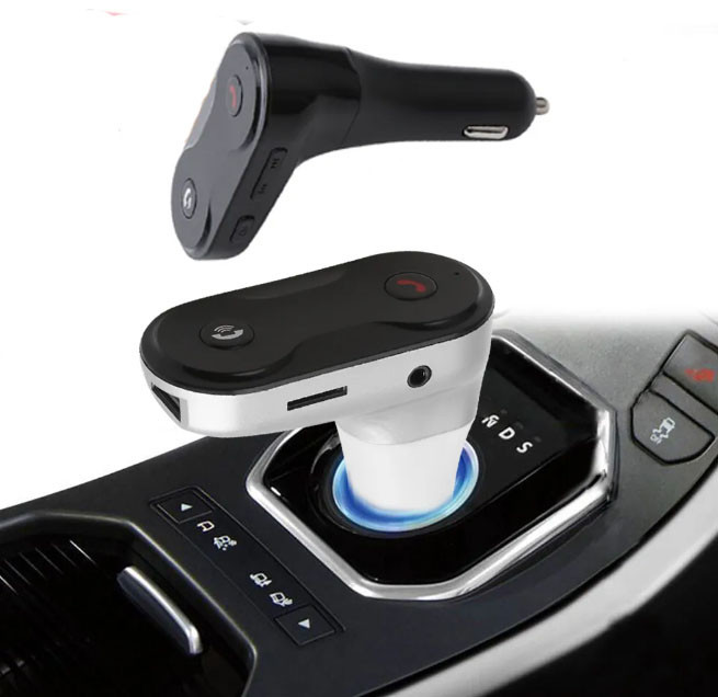 FM Transmitter, Bluetooth, kihangosító 1USB