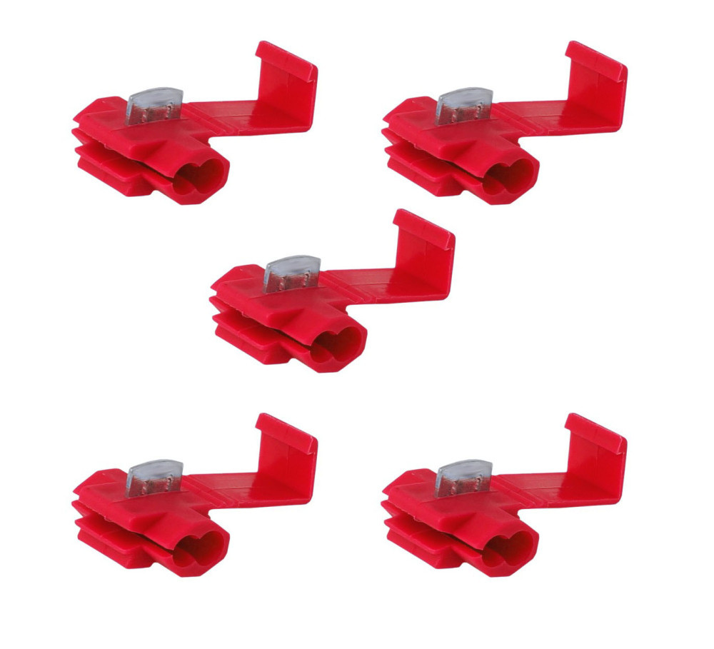 5DB-os Elektromos gyorscsatlakozók, piros, 0,5-1mm kw, 22-18AWG, 10A max / 86298